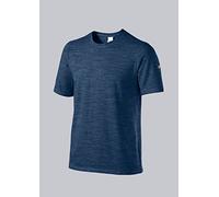 BP 1714-235-110 Essentials - Maglietta unisex, cotone, poliestere ed elastan, taglia S, colore: Blu