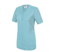 BP 1738-435-111-3XL - Tunica confortevole da donna, maniche a 1/2, inserti in piqué e sistema di sollevamento braccio, tessuto misto 180,00 g/m², oceano, 3XL