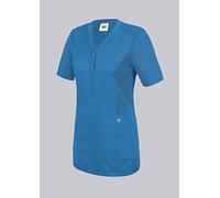 BP 1738-435-116-S - Tunica confortevole da donna, maniche a 1/2, inserti in piqué e sistema di sollevamento braccio, tessuto misto 180,00 g/m², azzurro, S