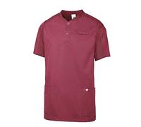 BP 1739-435-0182-L - Tunica unisex, con maniche a 1/2, inserti in piqué e sistema di sollevamento delle braccia, misto tessuto, 180,00 g/m², mora, L