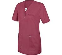 BP 1740-435-182-2XL - Casacca da donna, manica a 1/2, scollo a V con bottone a pressione, 180,00 g/m², misto tessuto, mora, 2XL