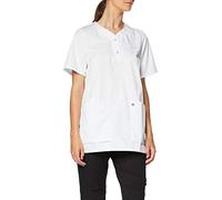 BP 1740-435-21-S - Casacca da donna, manica 1/2, scollo a V con bottone a pressione, 180,00 g/m², misto tessuto, bianco, S