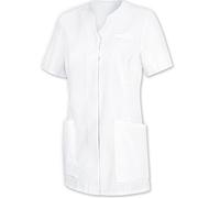 BP 1742-435-21 - Tunica da donna, 1/2 maniche, sistema di sollevamento braccia e fascia con bottoni a pressione nascosta, 180,00 G/M², tessuto misto, bianco, taglia M