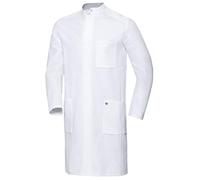 BP 1751-130-0021-54n - Camicetta da medico da uomo, a maniche lunghe, con sistema di sollevamento delle braccia 205,00 g/m2, in puro cotone, bianco, 54n