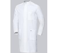 BP 1751-130-0021 Med & Care - Camice medico da uomo, in cotone, taglia 44 L, colore: Bianco