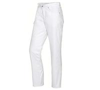 BP 1759-558-0021-XSn Jeans cargo unisex con elastico posteriore regolabile, 65% cotone, 35% poliestere, bianco, taglia XS