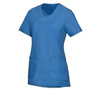 BP 1762-241-0116-2XLn - Tunica da donna in tessuto super leggero, 49% cotone, 48% poliestere, 3% elastolefina, blu azzurro, taglia XXL