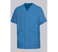 BP 1765-241-0116-Ln - Tunica unisex in tessuto super leggero, 49% cotone, 48% poliestere, 3% elastolefina, blu azzurro, taglia Ln