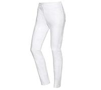 BP 1767-311-0021-28n - Pantaloni aderenti da donna, 65% cotone, 30% poliestere, 5% elastan, colore bianco, taglia 28 N