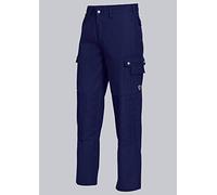BP 1788-555-74-62n, Pantaloni da lavoro, con chiusura a doppio bottone 295,00 g/m², misto tessuto verde medio/nero, 45/46n