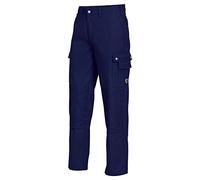 BP 1788-555-81-44n - Pantaloni da lavoro con chiusura a doppio bottone, 295,00 g/m², in tessuto misto rosso/nero, 44 n