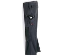 BP 1788-555-81-46n, Pantaloni da lavoro, con chiusura a doppio bottone 295,00 g/m², misto tessuto rosso/nero, 31/32n