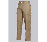 BP 1792-555-74-56n - Pantaloncini con doppia chiusura a bottone, 295,00 g/m², misto tessuto, colore: verde medio/nero, 56n