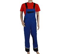 BP 1796-720-110-52s - Pantaloni da lavoro con doppio bottone in vita e parte posteriore elasticizzata, 305,00 g/m², cotone rinforzato, colore: blu/antracite, 52s