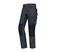 BP 1797-720-56-50n - Pantaloni da lavoro con doppio bottone in vita e parte posteriore elasticizzata, in cotone rinforzato, 305,00 g/m², colore: antracite/blu notte