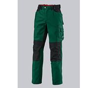 BP 1803-720-32 Pantaloni da lavoro, con doppio bottone in vita e retro elasticizzato, 305,00 G/M², cotone rinforzato, nero, taglia 33L
