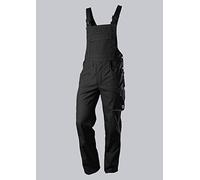 BP 1820-565-1432 - Pantaloni da lavoro da uomo, vita alta sulla schiena, 285,00 g/m2, tessuto misto con elastico, colore: blu notte/nero