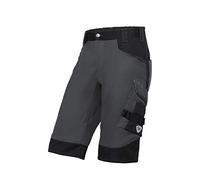 BP 1827-033-5632-41/42n misto tessuto con pantaloncini elasticizzati, vita maggiore sulla schiena, 70% cotone, 28% poliestere, 2% elastan, antracite/nero, taglia 41/42N