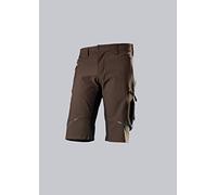 BP 1863-620-4832 Workwear - Pantaloncini da uomo Superstretch, in poliammide ed elastan, taglia 48n, colore: Marrone/Nero