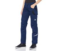 BP 1981-570-110 Pantaloni da lavoro sottili da donna, silhouette sottile, materiale elasticizzato, vita elasticizzata, 65% poliestere, 35% cotone, vestibilità normale, taglia: 38n, colore: blu notte