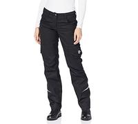 BP 1981-570-32 Pantaloni da lavoro sottili da donna, silhouette sottile, materiale elasticizzato, vita elasticizzata, 65% poliestere, 35% cotone, vestibilità lunga, taglia: 40 l, colore: nero