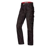 BP 1990-038-09 - Jeans da lavoro - silhouette sottile - taglio ergonomico - tessuto elasticizzato - 78% cotone, 22% elastomultiester - vestibilità aderente - Taglia: 31/32 - Colore: nero slavato