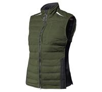 BP 1994-570-73 Workwear - Gilet termico da donna in poliestere e cotone, taglia L, colore: Verde oliva