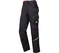 BP 1998-570-0032 - Pantaloni da lavoro con tasche imbottite, silhouette sottile, cintura posteriore elastica, 65% poliestere, 35% cotone, vestibilità corta, taglia: 52n, colore: nero