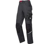 BP 1998-570-5632 - Pantaloni da lavoro con tasche imbottite, silhouette sottile, cintura posteriore elastica, 65% poliestere, 35% cotone, vestibilità corta, taglia 50N, colore: antracite/nero