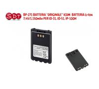 BP-271 BATTERIA "ORIGINALE" ICOM BATTERIA Li-Ion 7,4V/1.150mAh PER ID-31, ID-51