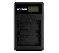 BP-511 Doppio Canale LCD USB Caricatore per Canon EOS 10D, 20D, 30D, 40D, 50D, D60, MV630i, MV700, MV730i, Optura Pi, Xi, ZR10, ZR60, PowerShot G5 Fotocamera e Altro