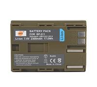 BP-511 DSTE Ersatz Batterie Akku Kompatibel für EOS 5D 10D 30D 40D 50D Rebel 1D D60 300D D30 Kiss Powershot G5 Pro 1 G2 G3 G6 G1 Pro90 DM-MVX1i