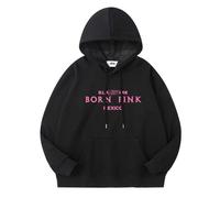BP Born Pink Tour Merch Merch Hoodie KPOP Jisoo Jennie rosé Lisa Stessa Felpa Uomini Fan Fan Fan Women Black 2 Thickened-S