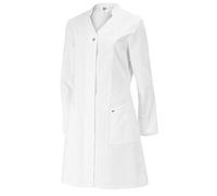 BP - Camice classico, lungo fino al ginocchio, in cotone, da donna, colore: bianco