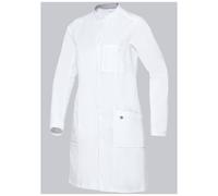 BP 1752-130-0021-36n - Camice medico da donna, a maniche lunghe, sistema di sollevamento del braccio, 205,00 g/m², in puro cotone, bianco, 36