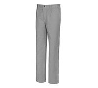 BP Gourmet 1353-910-18 - Pantaloni da cucina con elastico sulla schiena, in puro cotone, vestibilità normale, taglia 90, colore: Blu/Bianco