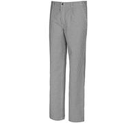 BP Gourmet 1353-910-18 - Pantaloni da cucina con elastico sulla schiena, in puro cotone, vestibilità normale, taglia 60, colore: Blu/Bianco