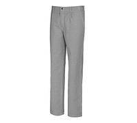 BP Gourmet 1353-910-18 - Pantaloni da cucina con elastico sulla schiena, in puro cotone, vestibilità normale, taglia 102, colore: Blu/Bianco