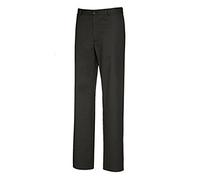 BP Gourmet 1368-686-32 - Pantaloni da uomo in tessuto misto elasticizzato, 48% cotone, 48% poliestere, 4% elastolefina, vestibilità lunga, taglia: 56 l, colore: nero