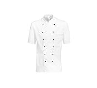 BP Gourmet 1546-400-21 - Giacca da cuoco, maniche a 1/2, 65% poliestere, 35% cotone, vestibilità normale, taglia: 50, colore: bianco