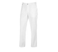 BP Med Trousers 1368-686-21 - Pantaloni da Uomo in Tessuto Misto Elasticizzato, 48% Cotone, 48% Poliestere, 4% elastolefina, vestibilità Normale, Taglia 66n, Colore: Bianco
