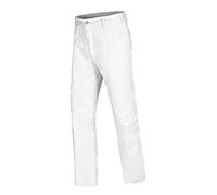 BP Med Trousers 1735-686-21 - Pantaloni chino da uomo, con elastico in vita, 48% cotone, 48% poliestere, 4% elastolefina, vestibilità normale, taglia: 50n, colore: bianco