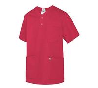 BP Med Tunics 1741-853-188 - Casacca per lui e lei, maniche a 1/2, scollo a V, 50% poliestere, 50% lyocell, vestibilità standard, taglia: 3XL, colore: corallo
