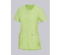 BP Med Tunics 1764-241-0078 - Casacca da donna con maniche a 1/2 e scollo a V, 49% cotone, 48% poliestere, 3% elastolefina, vestibilità sottile, taglia: XSn, colore: verde chiaro