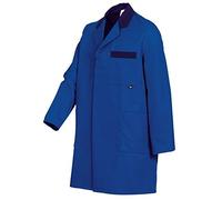BP Profilo 1484-700-113 - Cappotto da lavoro, lunghezza 3/4, nastro con bottone a pressione, 65% cotone, 35% poliestere, vestibilità normale, taglia: 56/58, colore: blu reale/blu scuro