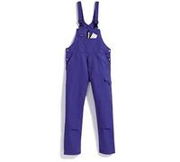 BP Workwear Basic 1482-060-13 - Salopette in tessuto con inserto in gomma, tasche per ginocchiere, in puro cotone, vestibilità normale, taglia 64, colore: blu reale