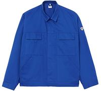 BP Workwear Basic 1485-060-13 - Giacca da lavoro con bottoni automatici nascosti, in puro cotone, vestibilità normale, taglia: 26/27, colore: blu reale