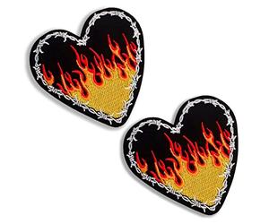 BPA 2 Toppe Termoadesivi Toppe Ricamate per Ferro da Stiro o per Cucire