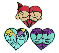 BPA 3 Toppe Termoadesivi Toppe Ricamate per Ferro da Stiro o per Cucire