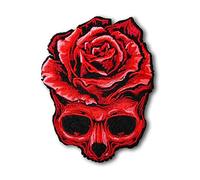 BPA Cranio Rosa Toppe Termoadesivi Toppe Ricamate per Ferro da Stiro o per Cucire